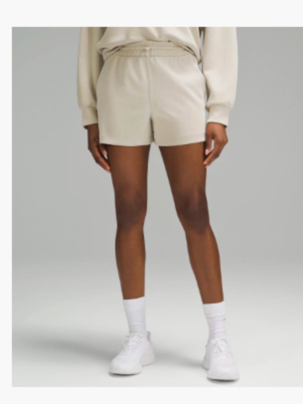 Lululemon Softstreme High Rise Short 4" Mojave Tan Size 10